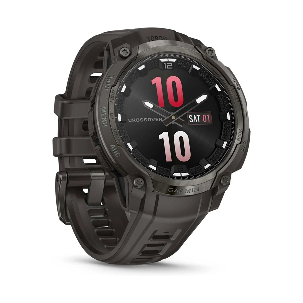 Смарт-годинник Garmin Instinct Crossover AMOLED, Charcoal Grey/Charcoal Grey, GPS смарт-годинник (010-03398-00) - изображение 3