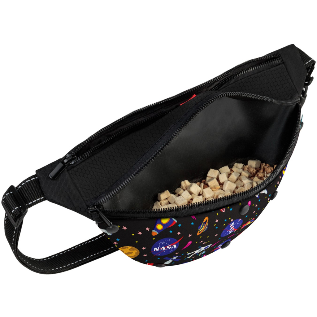 Поясна сумка-бананка для собак WAUDOG Textile "NASA" 33х17х10 см (5692) - зображення 3