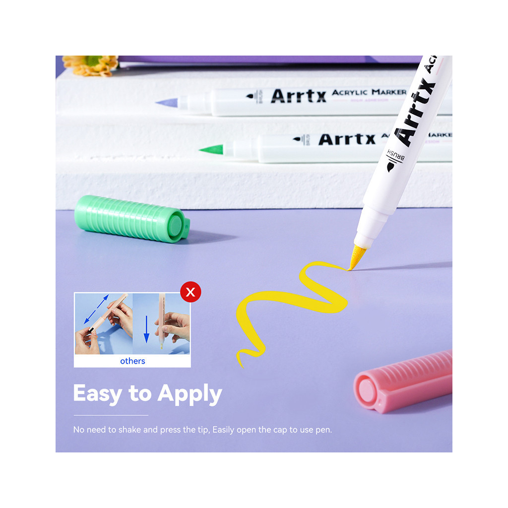 Художній маркер Arrtx акрилові AACM-0530A, 30 кольорів (LC303144) - изображение 2