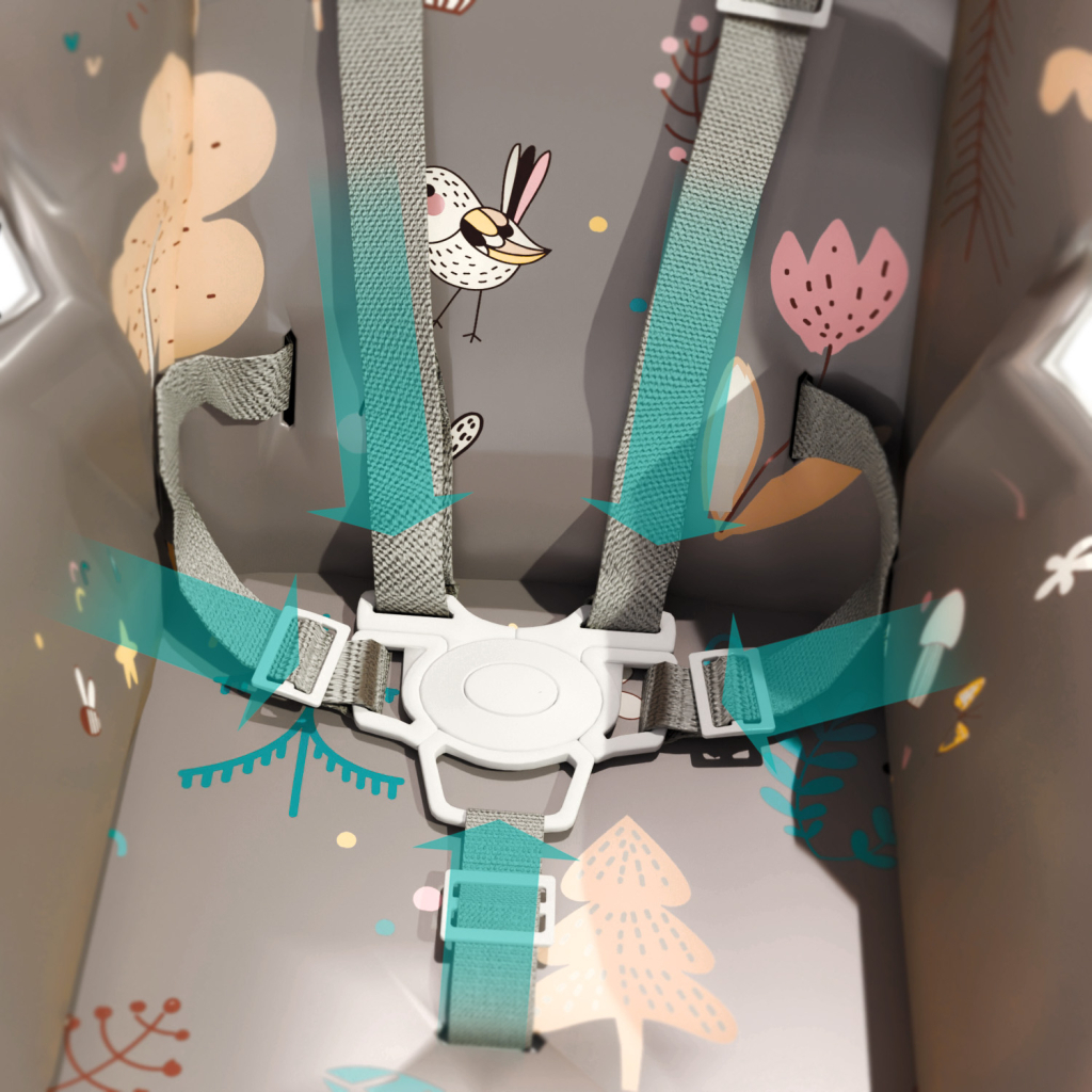 Стілець для годування Bugs Mango - Forest Friends (4823056510882) - зображення 8