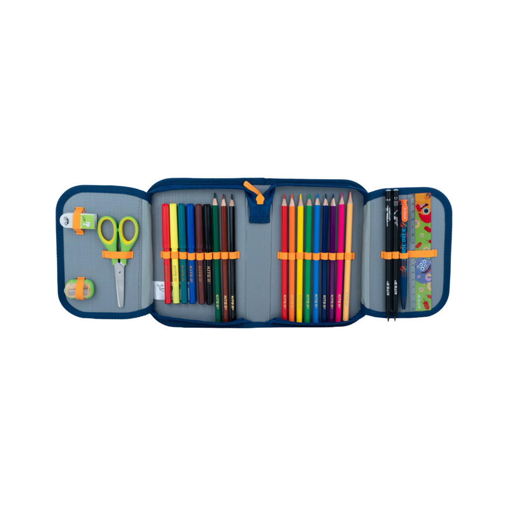 Пенал Kite 622 Hot Wheels з наповненням (HW22-622H) - зображення 5