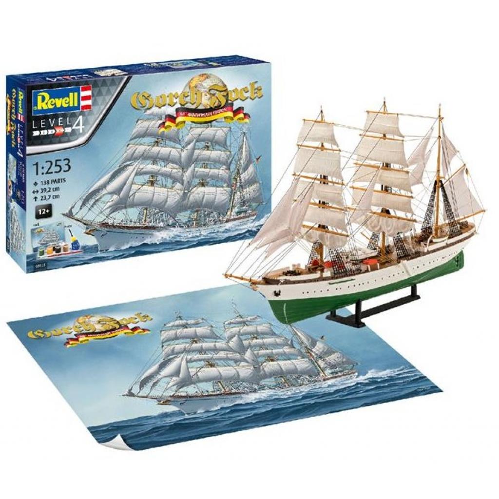 Збірна модель Revell Барк Горх Фок. До 60-річчя побудови 1:253 (4009803056951) - зображення 3
