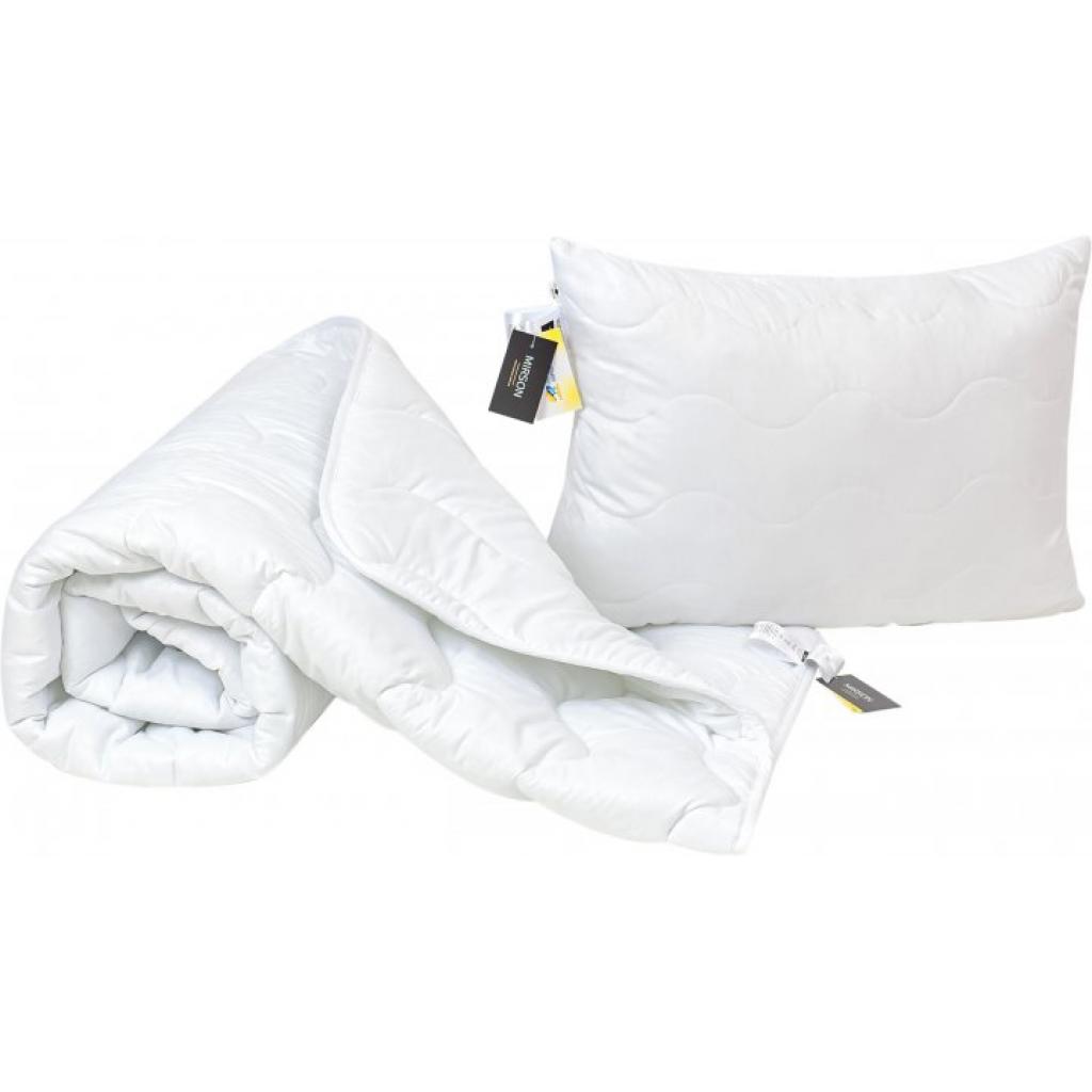 Ковдра MirSon Набір шовковий №1687 Eco Light White 155х215 + подушка (2200002656931) - зображення 1