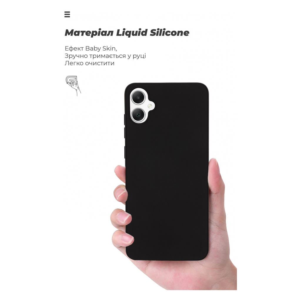 Чохол до мобільного телефона Armorstandart ICON Case Samsung A05 (A055) Black (ARM71801) - зображення 7