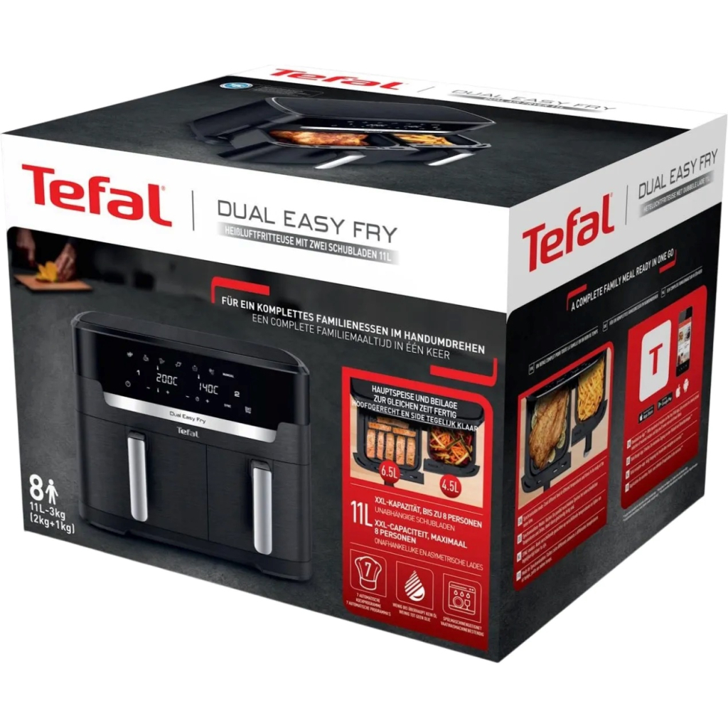 Мультипіч Tefal Dual Easy Fry XXL (EY9428E0) - зображення 11