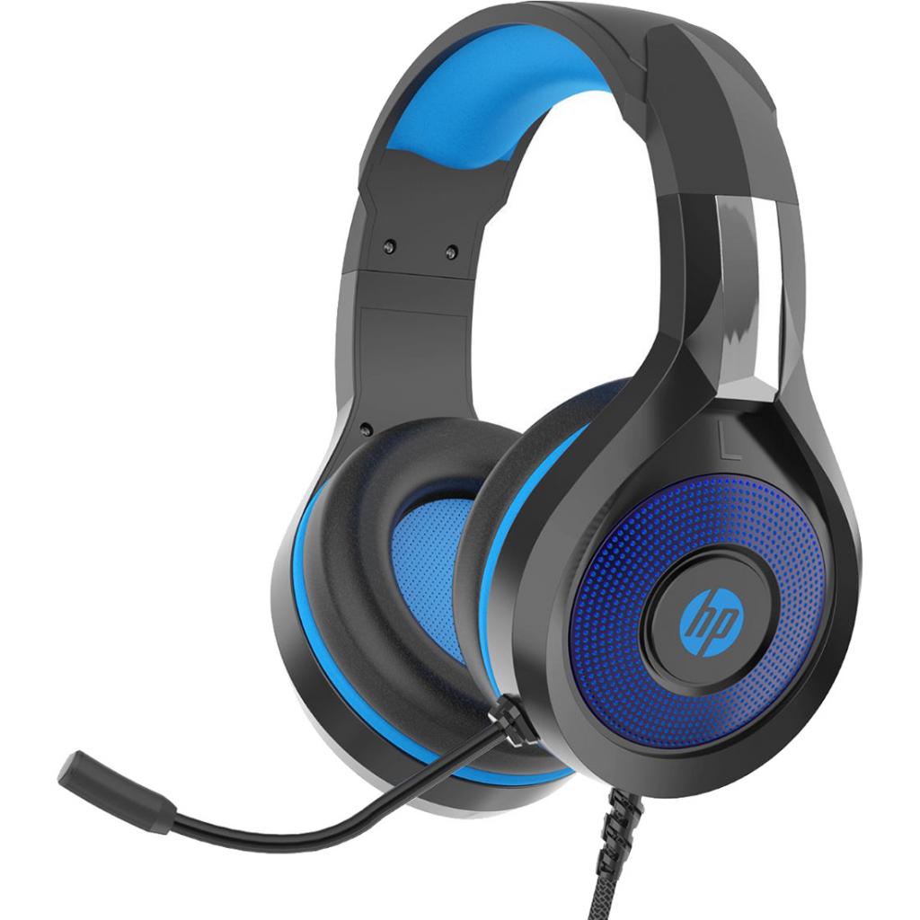 Навушники HP DHE-8010 Gaming Blue LED Black - зображення 1