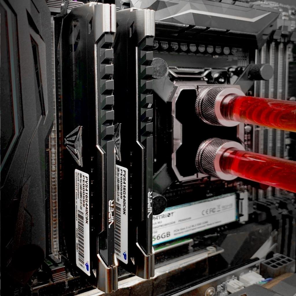 Модуль пам'яті для комп'ютера DDR4 16GB (2x8GB) 3600 MHz Viper Steel Patriot (PVS416G360C7K) - зображення 8