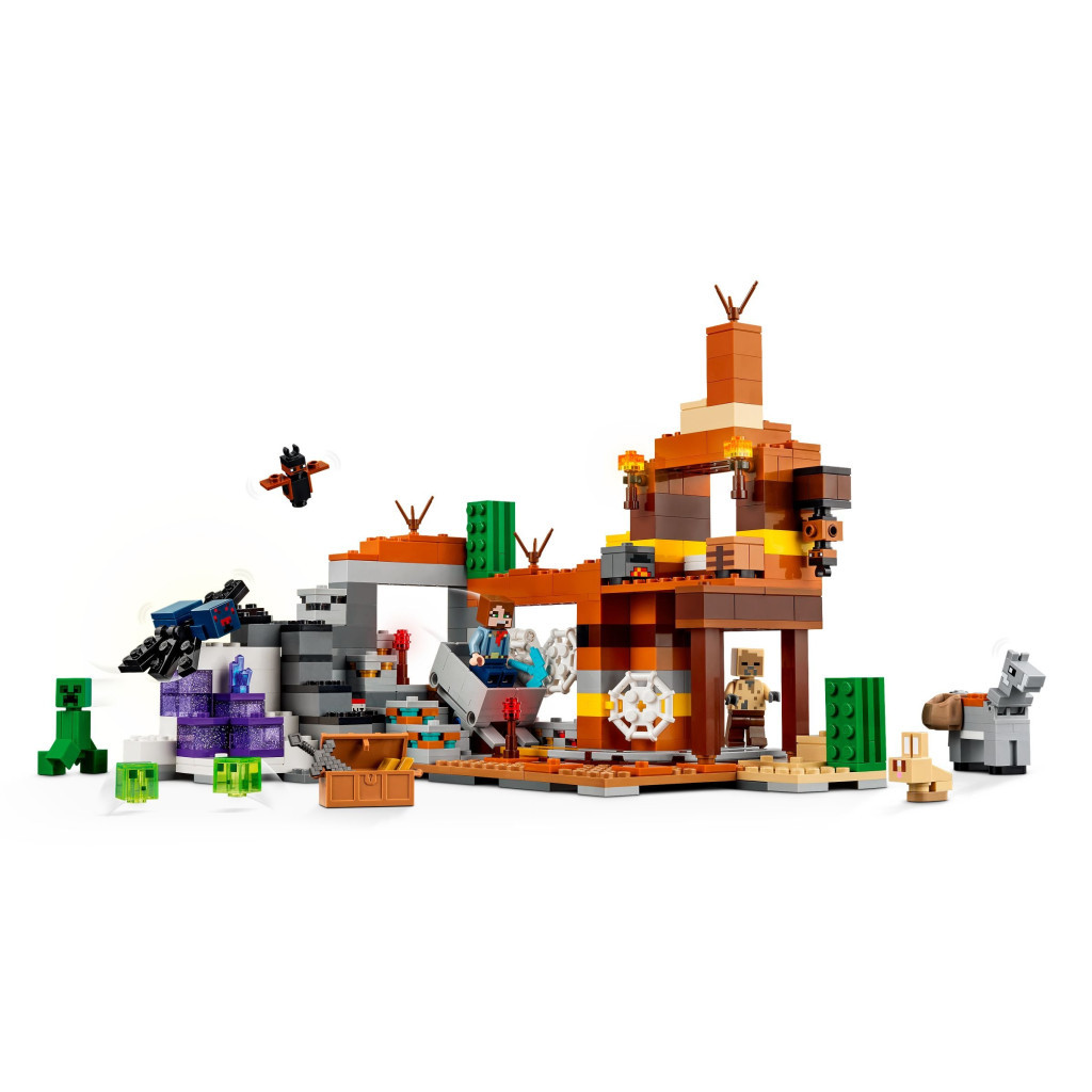 Конструктор LEGO Minecraft Покинута шахта у безплідних землях (21263) - зображення 3