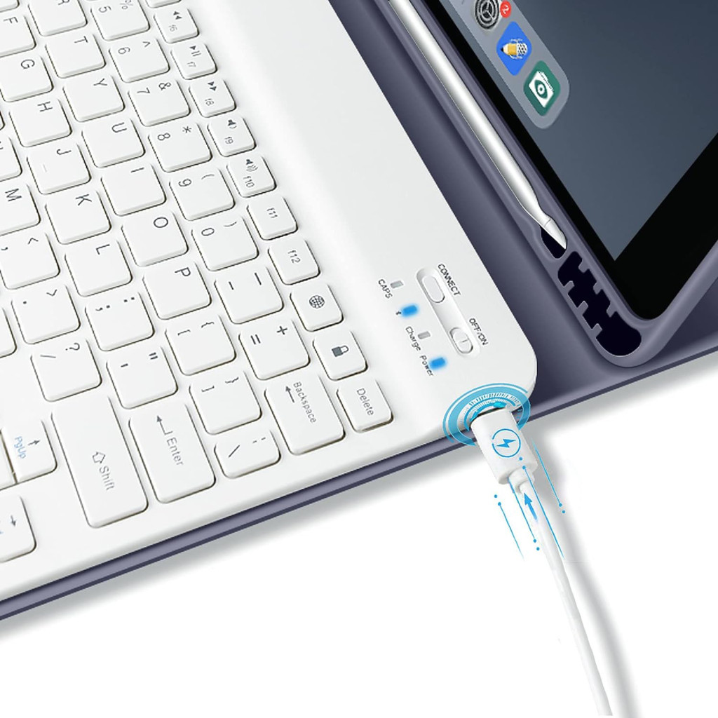 Чохол до планшета BeCover Keyboard Apple iPad 10.9" 2022 Purple (711143) - зображення 5