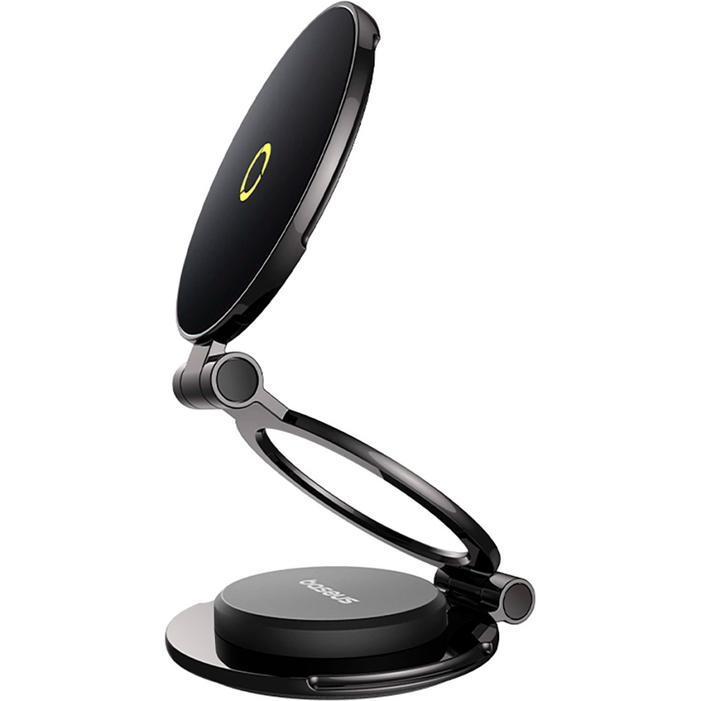Універсальний автотримач Baseus MagPro Series II Magnetic Car Mount Stick-on Version Cosmic Black (C40172900121-00) - изображение 2