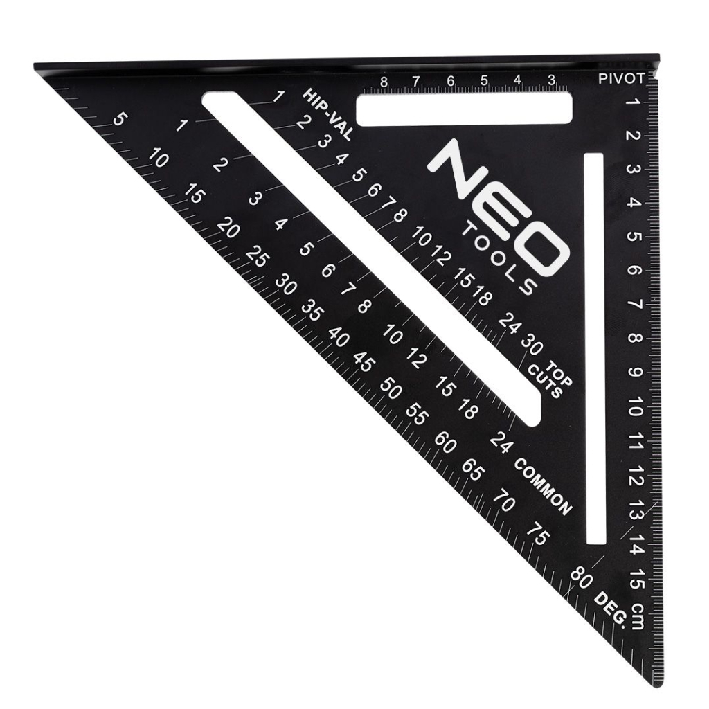 Косинець Neo Tools 15 см, 18.3x18.3x2.2 см, 45 і 90° (72-102) - зображення 1