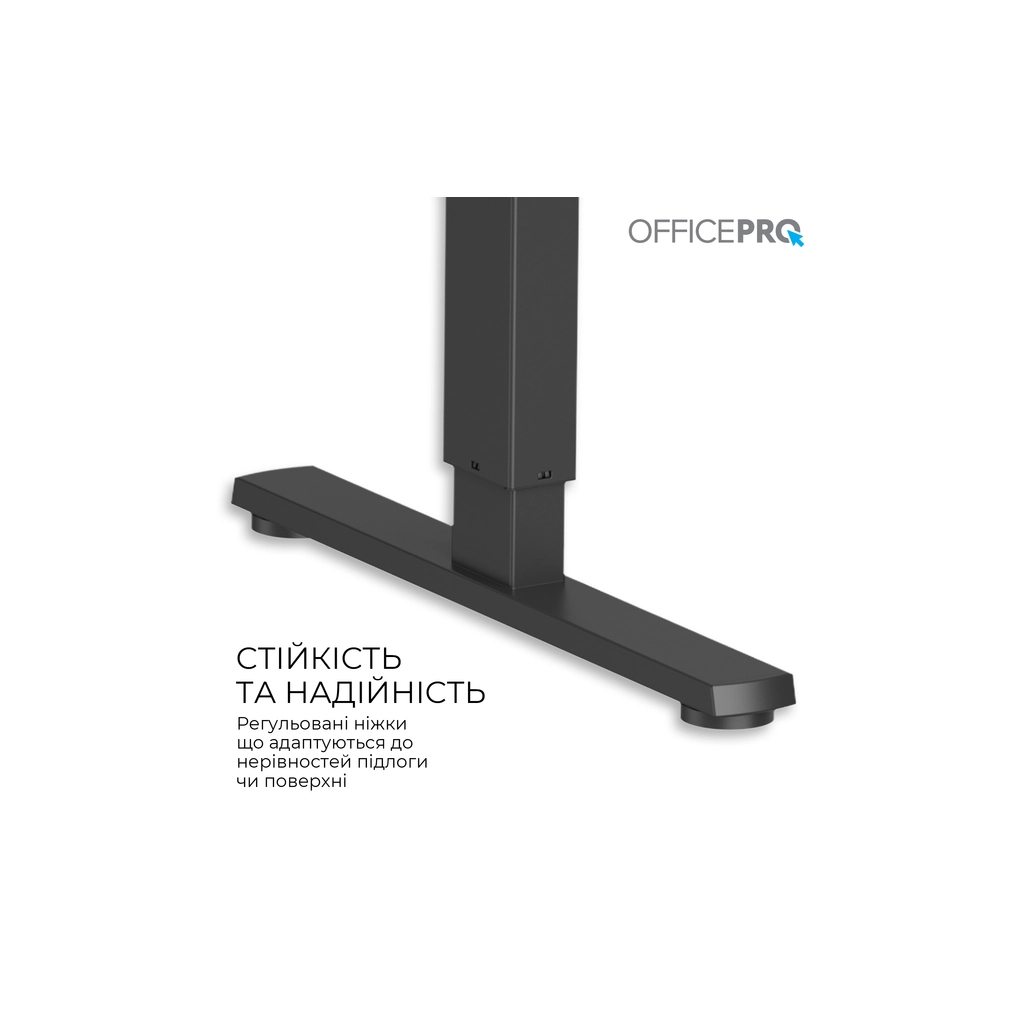 Комп'ютерний стіл OfficePro ODE1470WB White/Black (ODE1470WB) - зображення 6