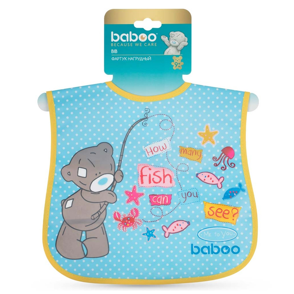 Слинявчик Baboo Me to You, 3+ місяців (синій) (11-101) - зображення 4