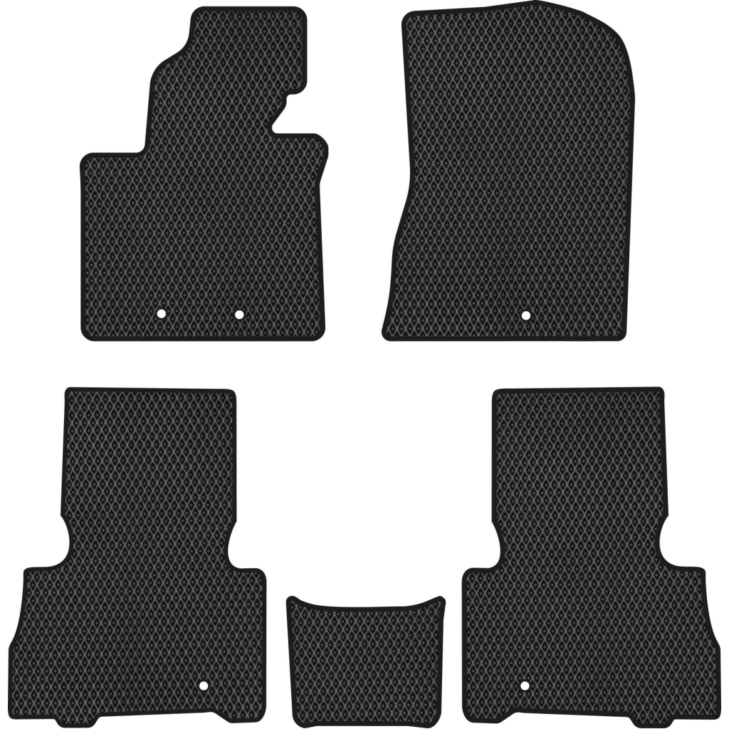 Килимок в салон EVAtech Kia Sorento (XM) 5 seats Restyling 2012-2014 2 п (KI32230CB5KH5RBB) - зображення 1