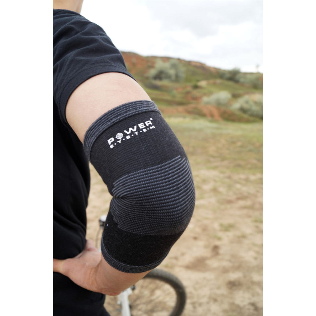 Фіксатор ліктя Power System Elbow Support PS-6001 Black/Grey XL (PS-6001_XL_Black) - зображення 2