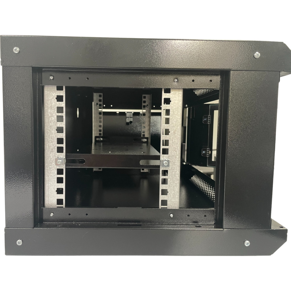 Шафа настінна GEAR 9U 19'' 530x400x450 мм, + полка 19", black (GWMSN-9U) - изображение 3