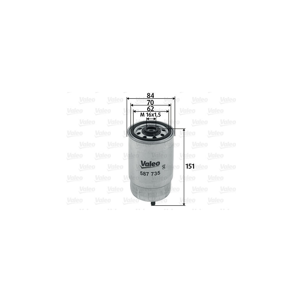 Фільтр паливний Valeo 587735 - зображення 1