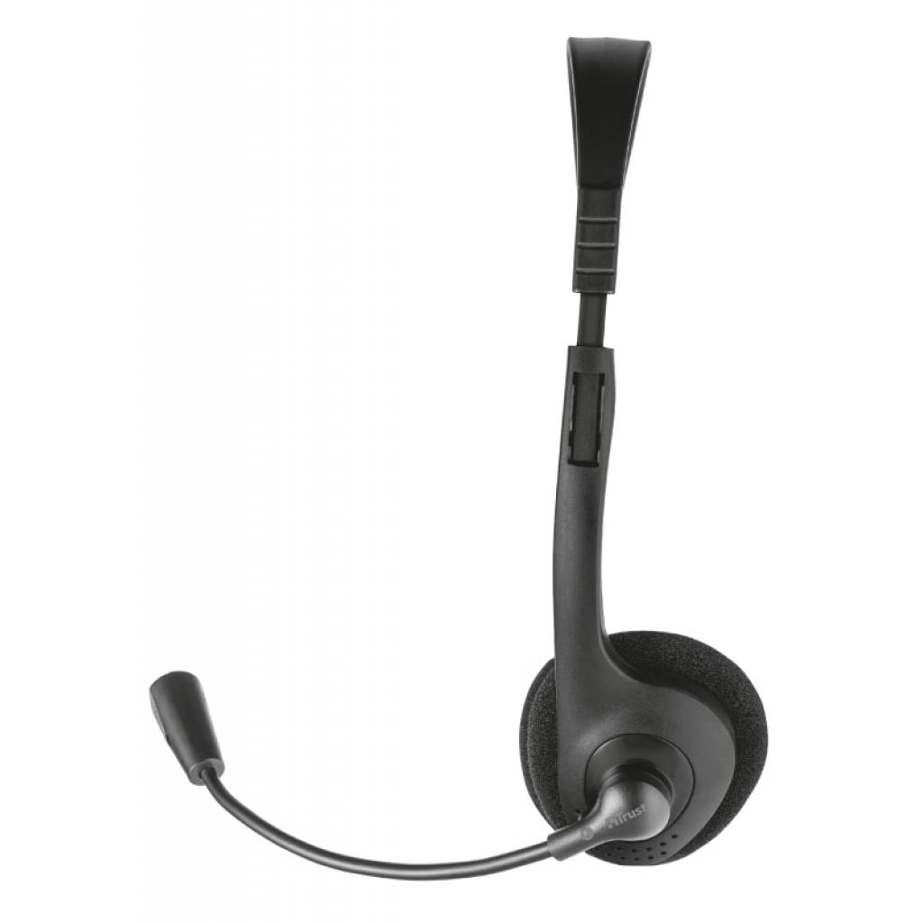 Навушники Trust Primo Chat 3.5mm BLACK (21665) - зображення 3