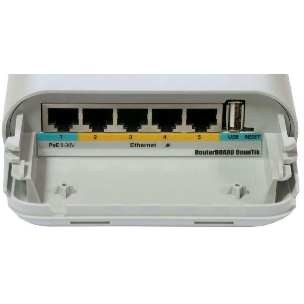 Точка доступу Wi-Fi Mikrotik RBOmniTikUPA-5HnD - зображення 2