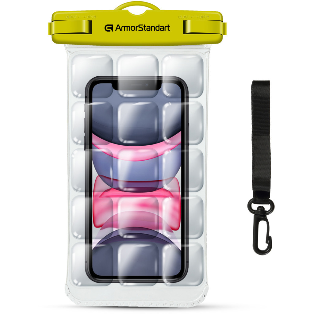 Чохол до мобільного телефона Armorstandart CapsulePro Waterproof Floating Case Yellow (ARM59235) - зображення 1