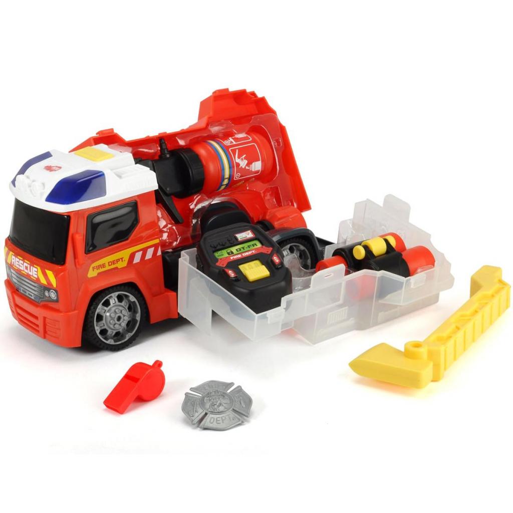 Спецтехніка Dickie Toys Пожежна допомога і набір пожежника 33 см (3716006) - зображення 2