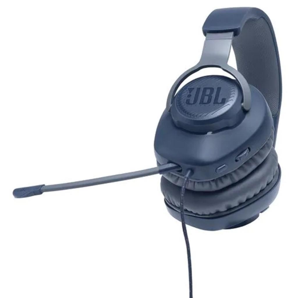 Навушники JBL Quantum 100 Blue (JBLQUANTUM100BLU) - зображення 5
