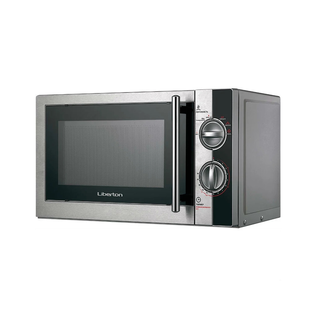 Мікрохвильова піч Liberton LMW-2078M inox black white - зображення 1