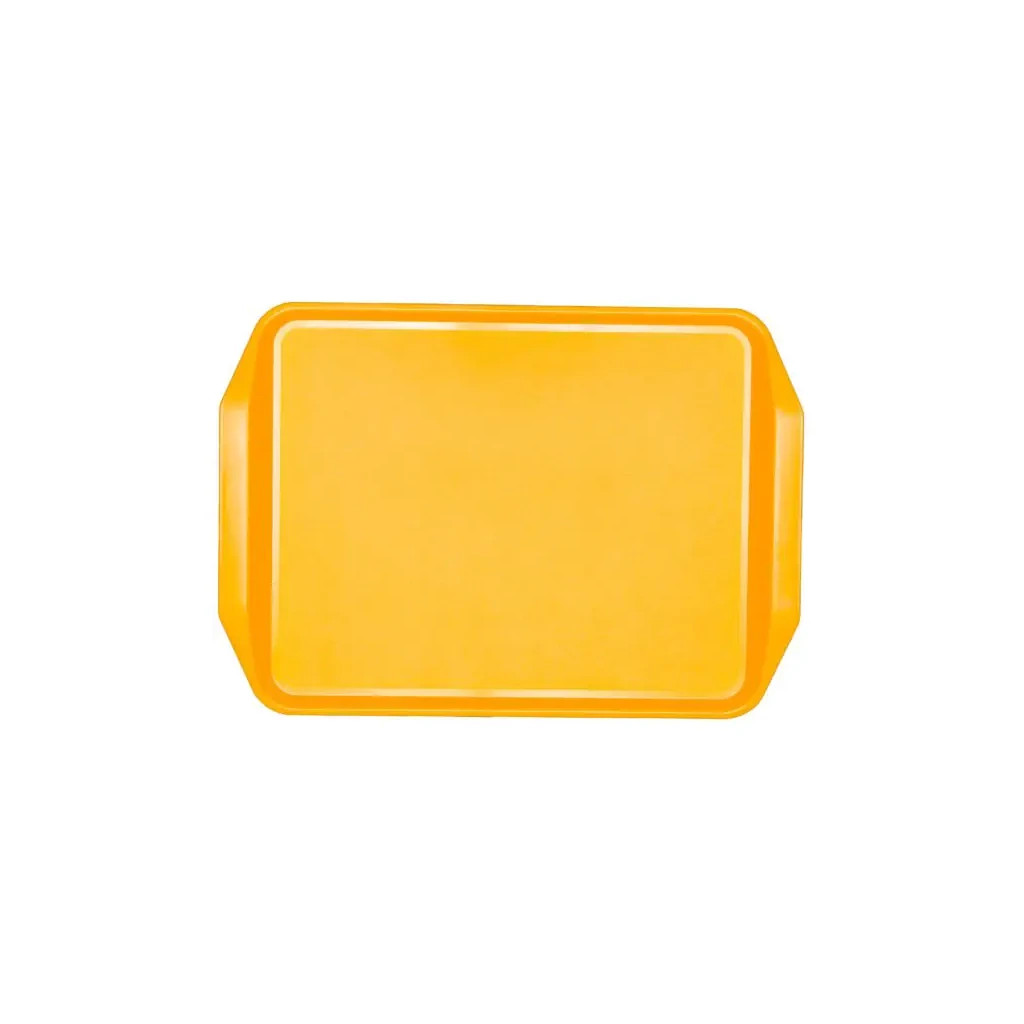 Таця FoREST з ручками 43 х 31 см Жовта (591802) - изображение 1