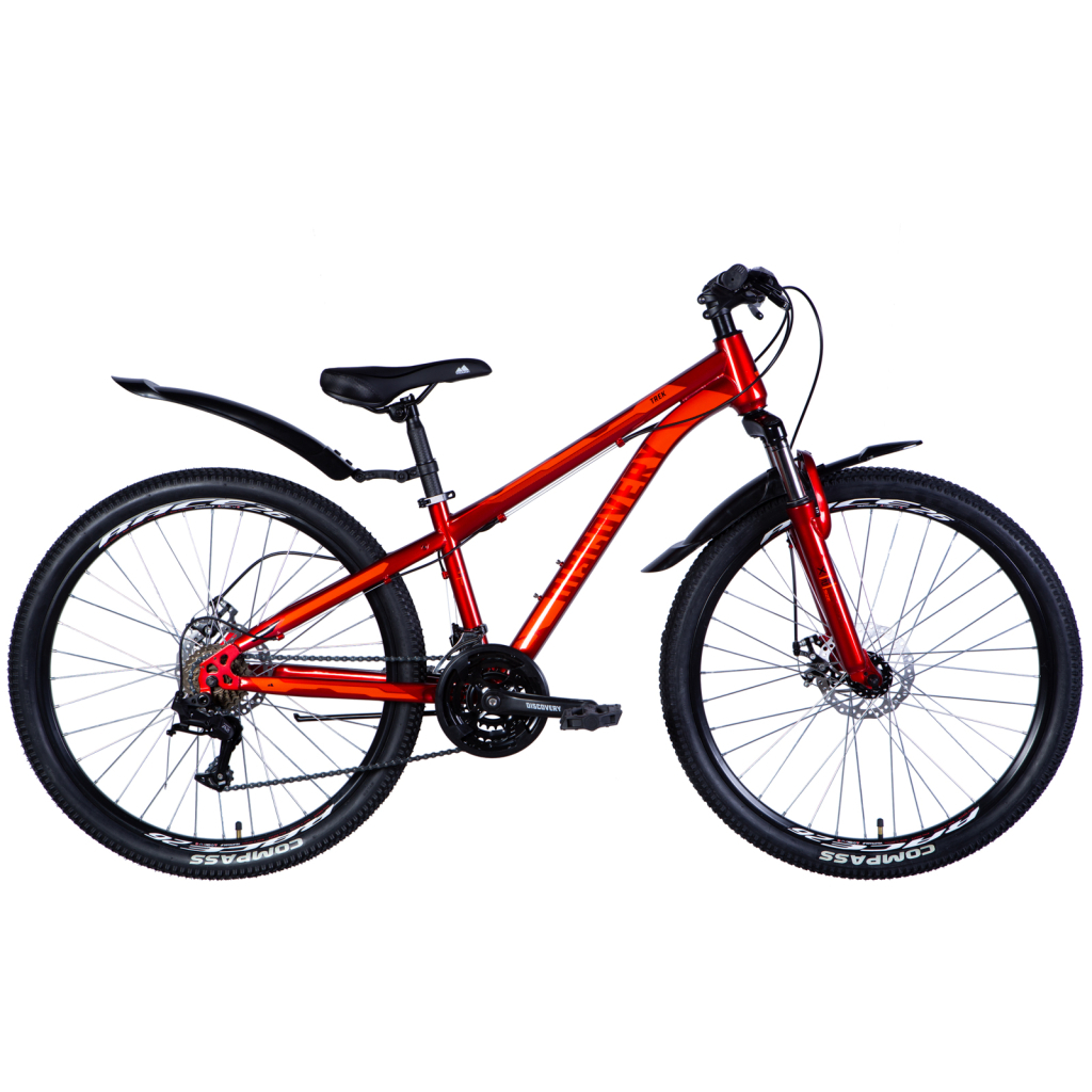 Велосипед Discovery 26" Trek AM DD рама-15" St червоний 2024 (OPS-DIS-26-560) - зображення 1
