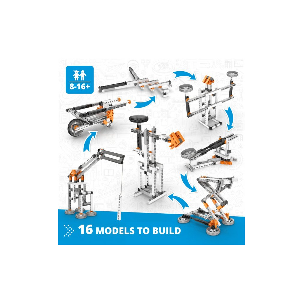 Конструктор Engino Stem Механіка: Важелі і Зчеплення (STEM01) - зображення 2