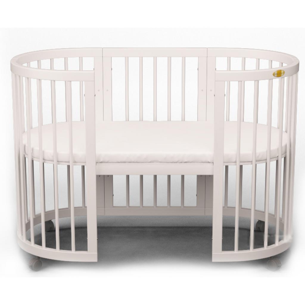 Ліжечко Ingvart SMART BED OVAL молочний (1609001) - зображення 1