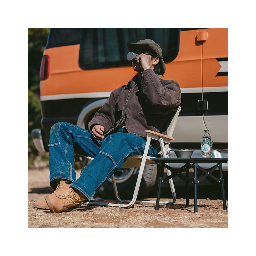 Крісло складане Naturehike CNK2300JU012 бежеве (6976023926877) - зображення 3