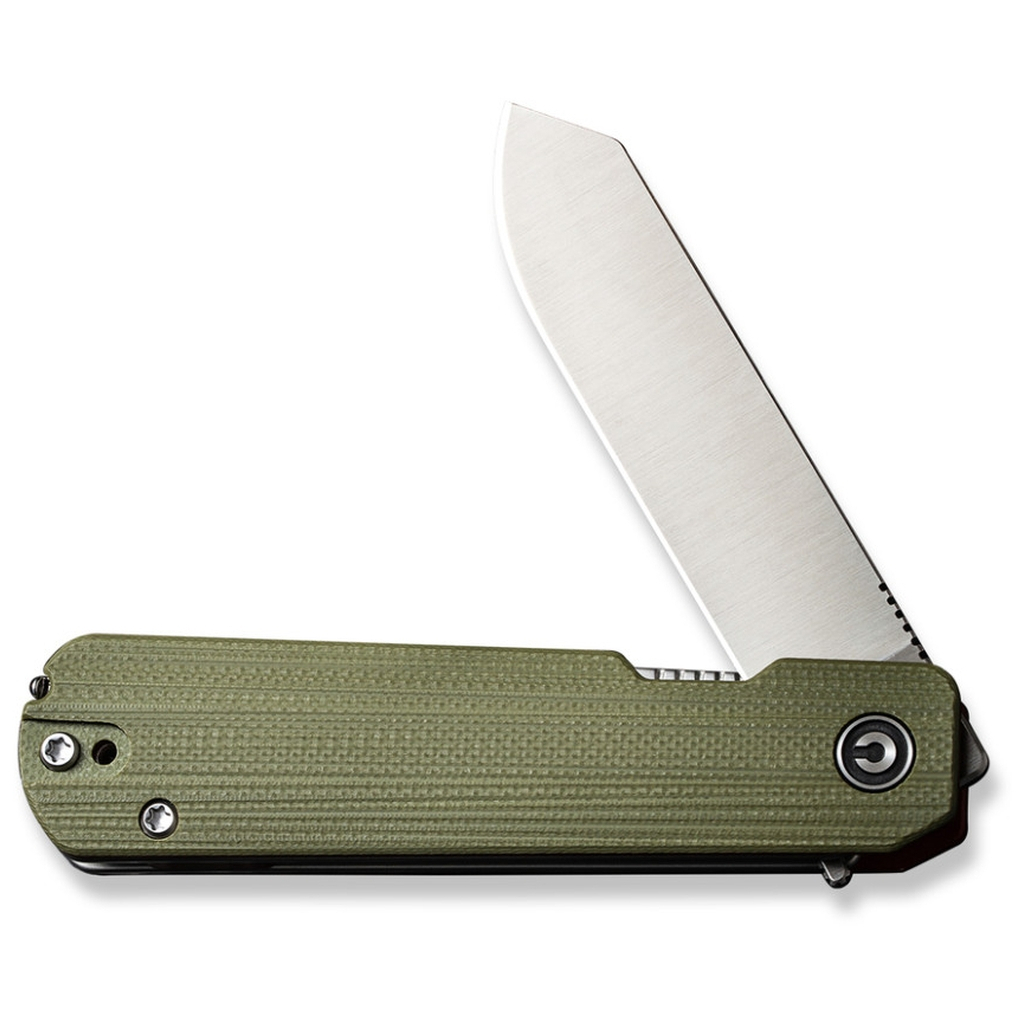 Ніж Civivi Sendy Milled, Green G10, Satin (C21004B-1) - зображення 5