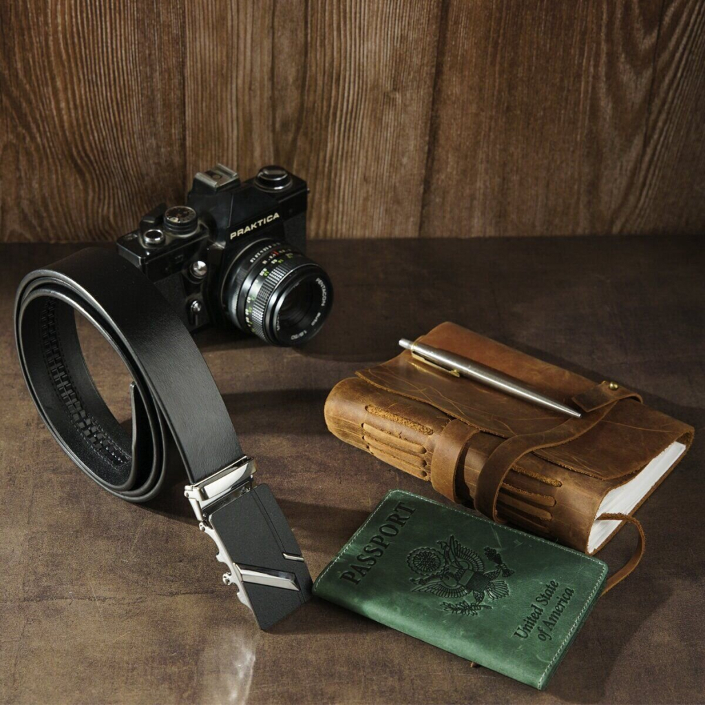 Ремінь Vintage Чоловічий Чорний (20329) - зображення 7