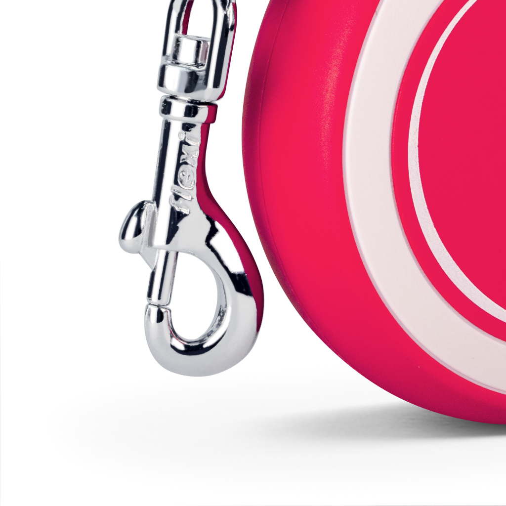 Повідець для собак Flexi New Comfort XS стрічка 3 м (червоний) (4000498043424) - зображення 4