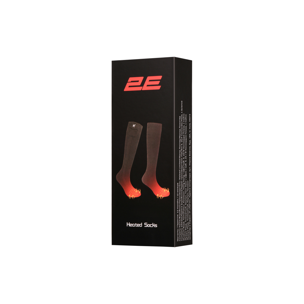 Шкарпетки з підігрівом 2E Race Plus Black XL (2E-HSRCPXL-BK) - зображення 10