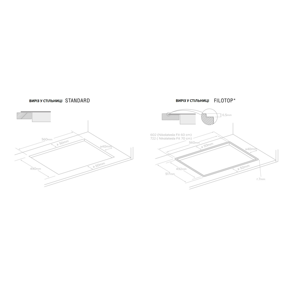 Варочна поверхня Elica NIKOLATESLA FIT BL/А/60 - зображення 4