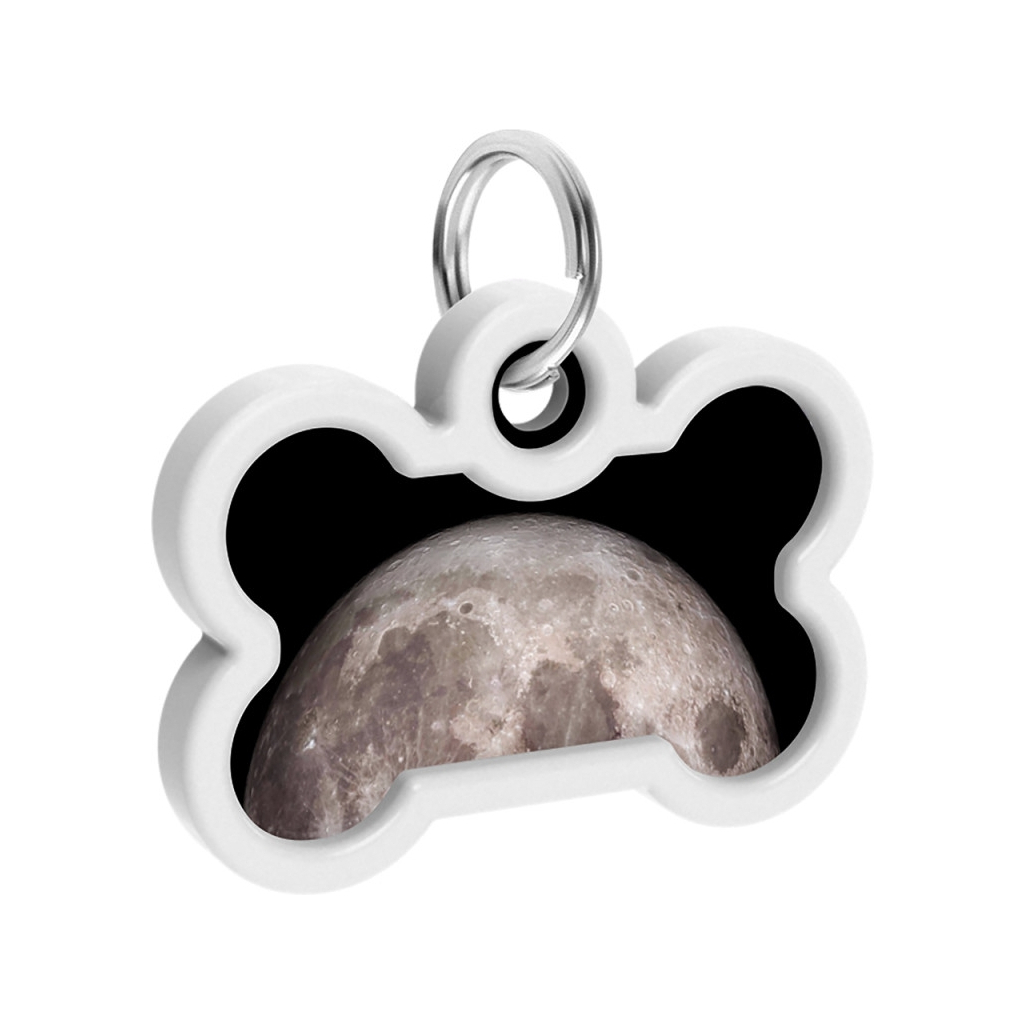 Адресник для тварин WAUDOG Smart ID з QR паспортом "Місяць", кістка 40х28 мм (231-4030) - изображение 4