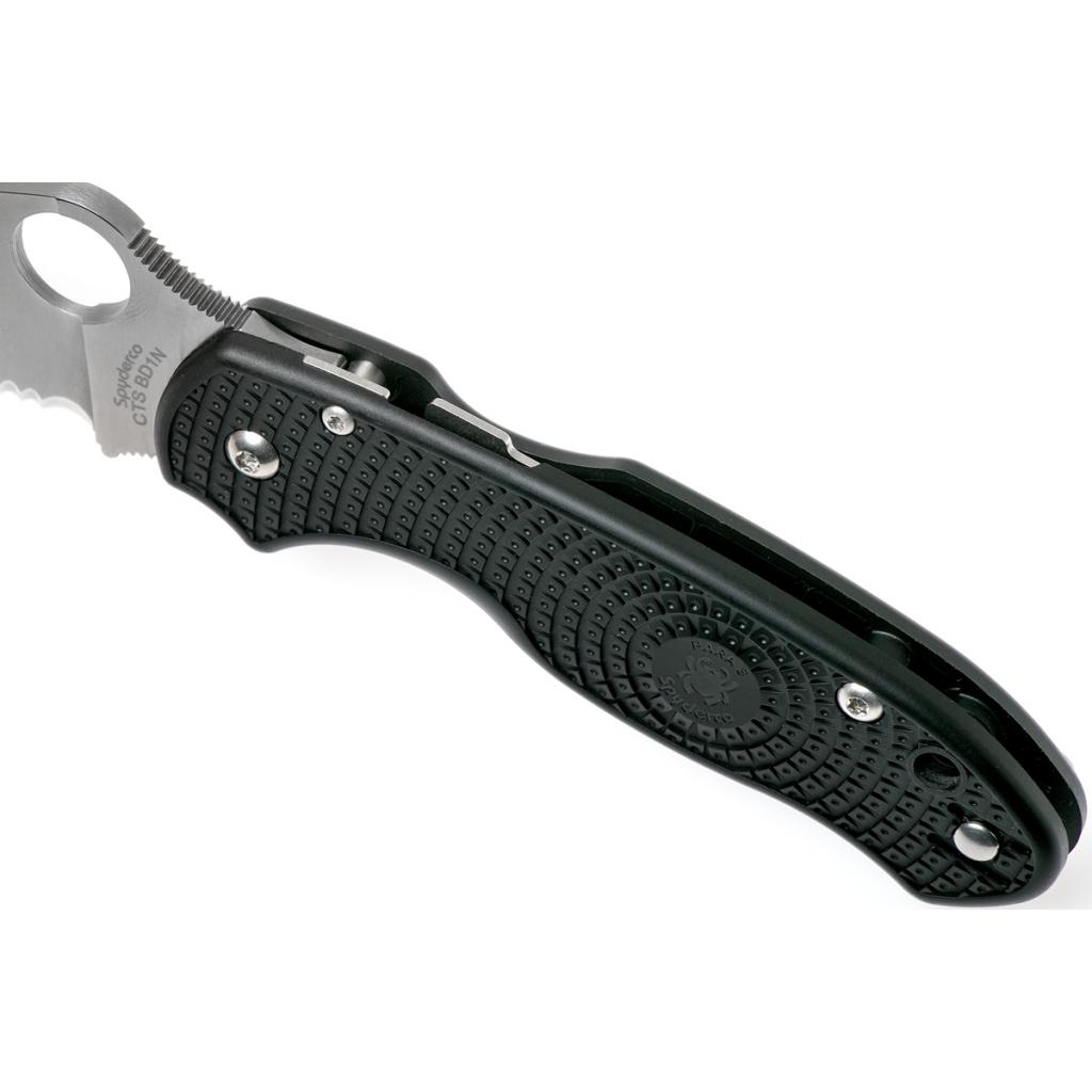 Ніж Spyderco Para 3 FRN Black серрейтор (C223SBK) - зображення 6