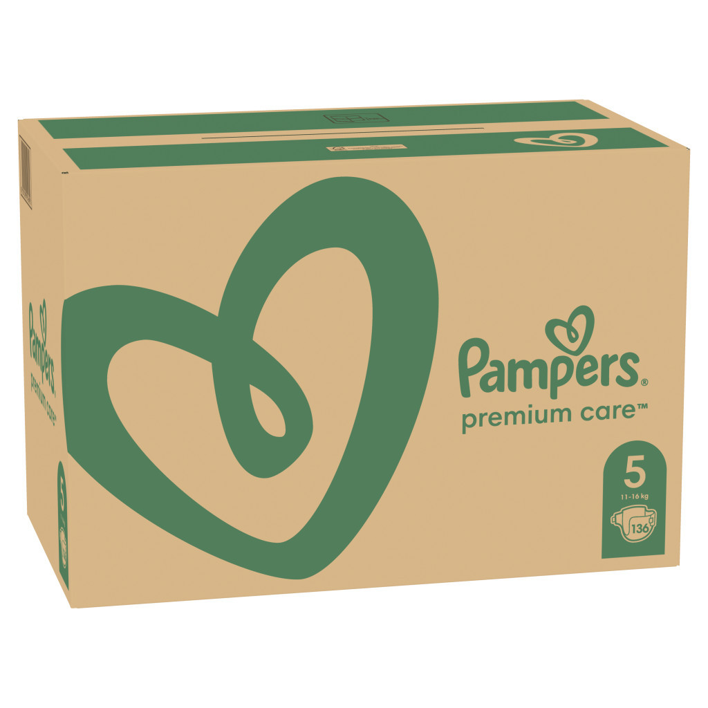 Підгузки Pampers Premium Care Junior 5 (11-16 кг) 136шт (8001090959690) - зображення 3
