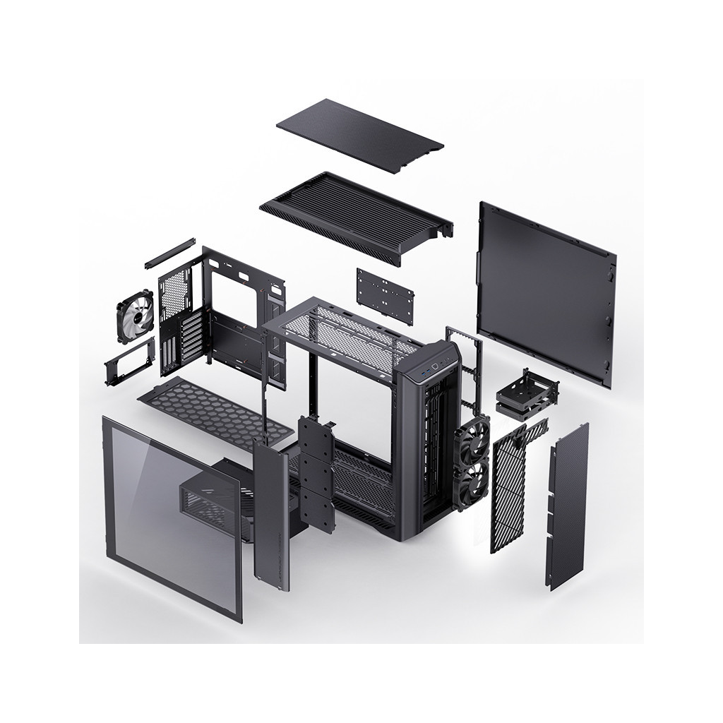 Корпус для ПК JONSBO D500 Black - зображення 12