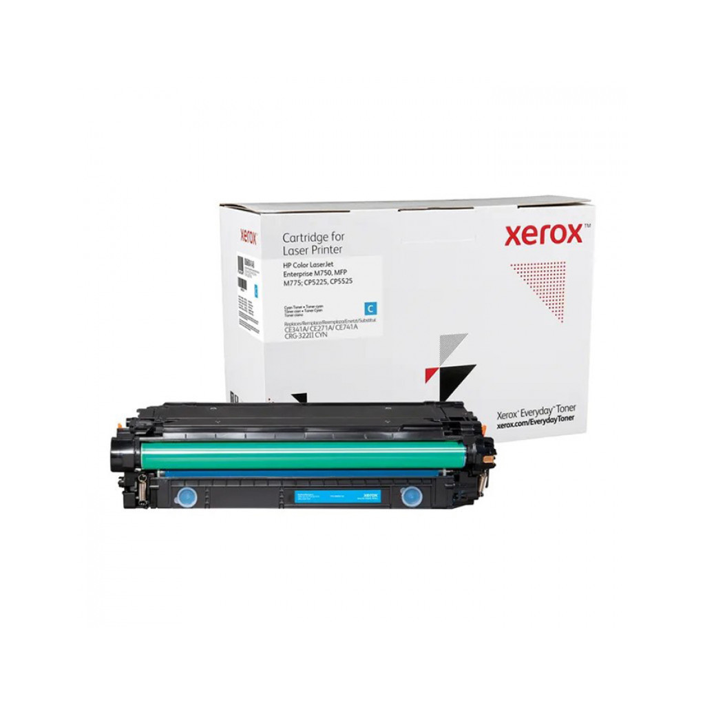 Картридж Xerox HP CE341A (651A)/CE271A (650A)/CE741A (307A) cyan (006R04148) - изображение 1