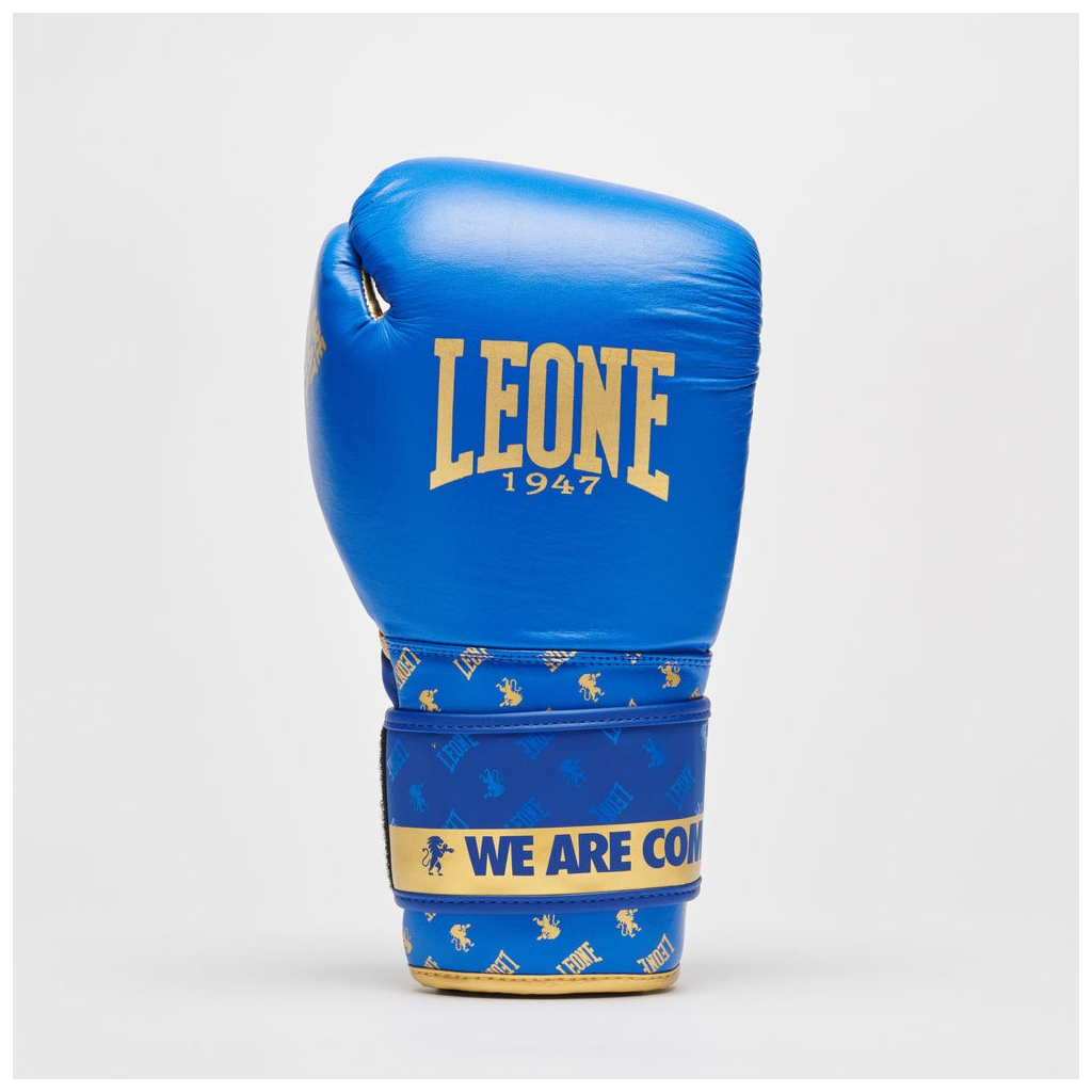 Боксерські рукавички Leone GN220 DNA Blue 10 унцій (GN220_Blue_10oz) - зображення 4