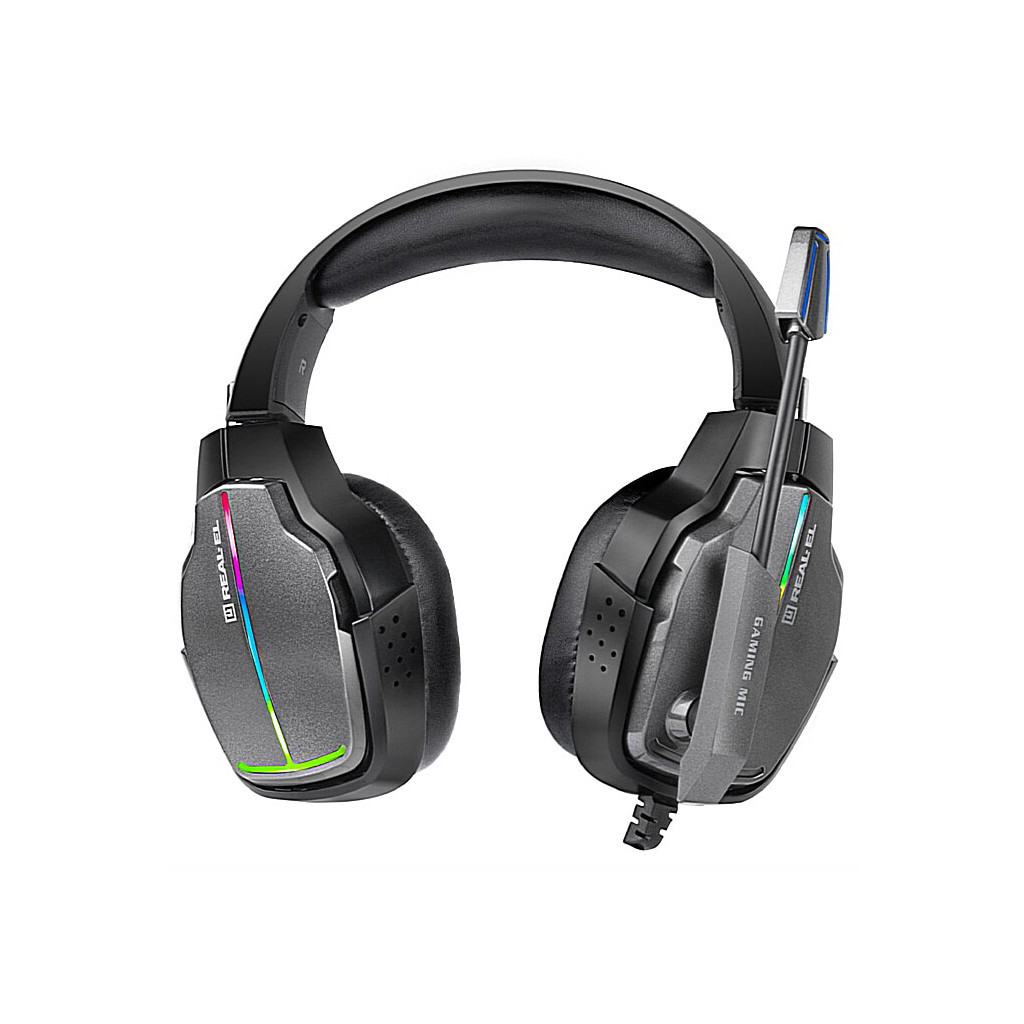 Навушники REAL-EL GDX-7680 Black - зображення 2