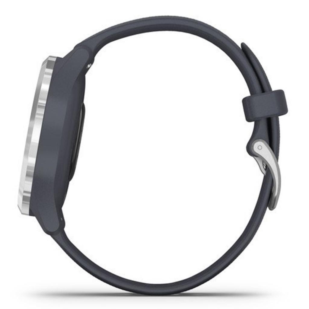 Смарт-годинник Garmin vivomove 3S, Silver, Granite Blue, Silicone (010-02238-20) - зображення 4
