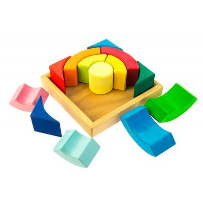 Конструктор Nic дерев'яний Різнокольорове коло (NIC523344) - зображення 4