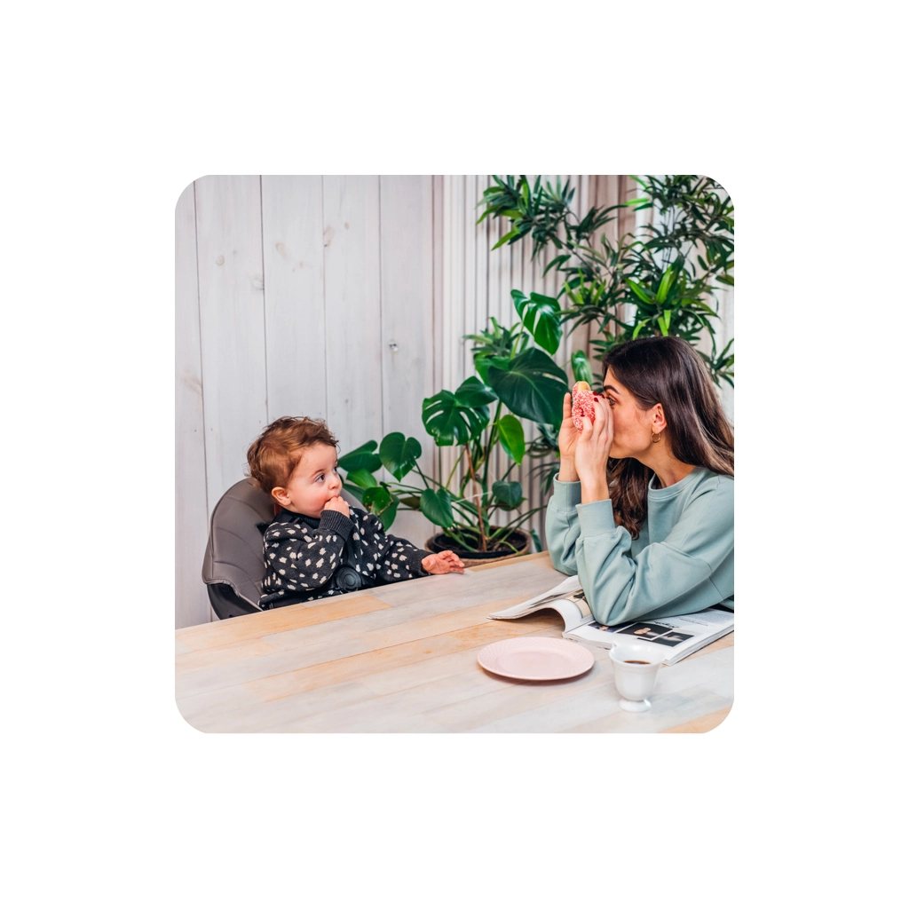 Стілець для годування MoMi Reki 2в1 Grey (KRKA00034) - зображення 9