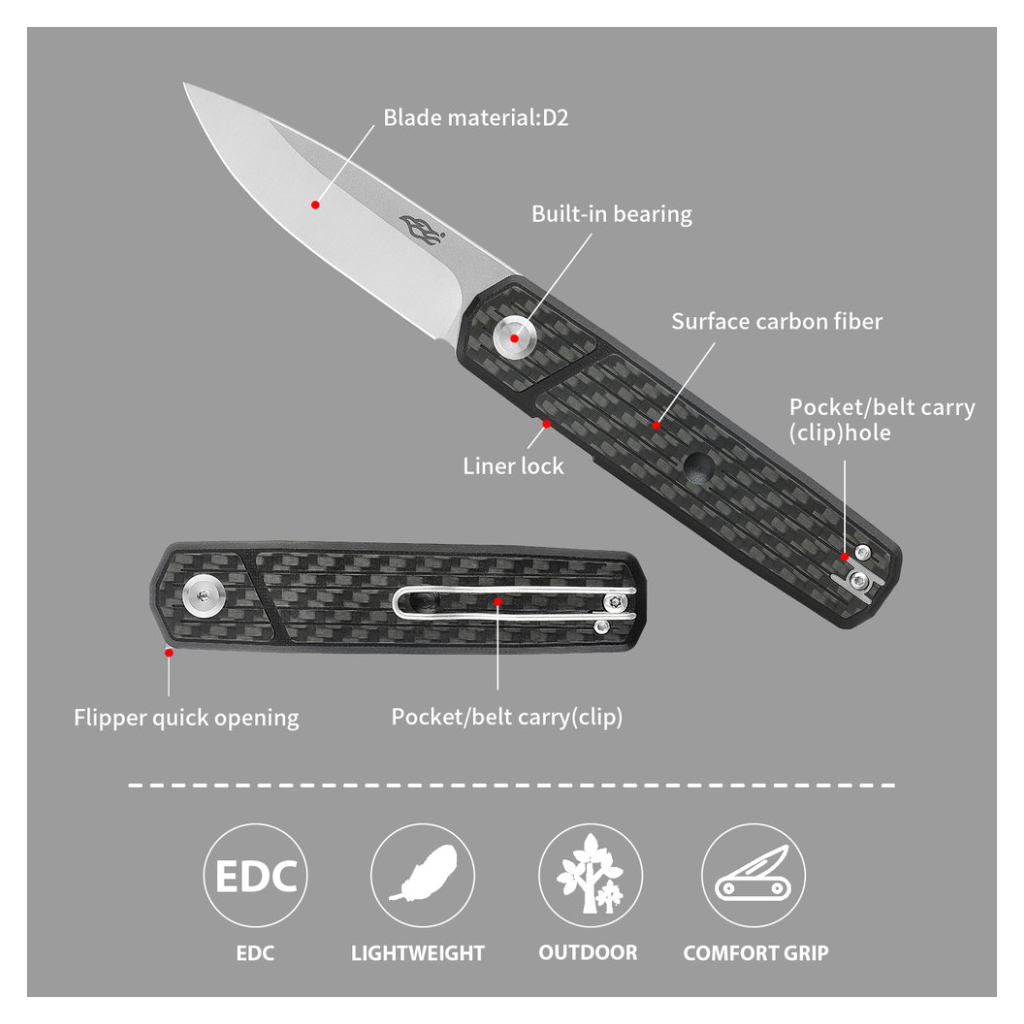 Ніж Firebird FH927-CF - зображення 3