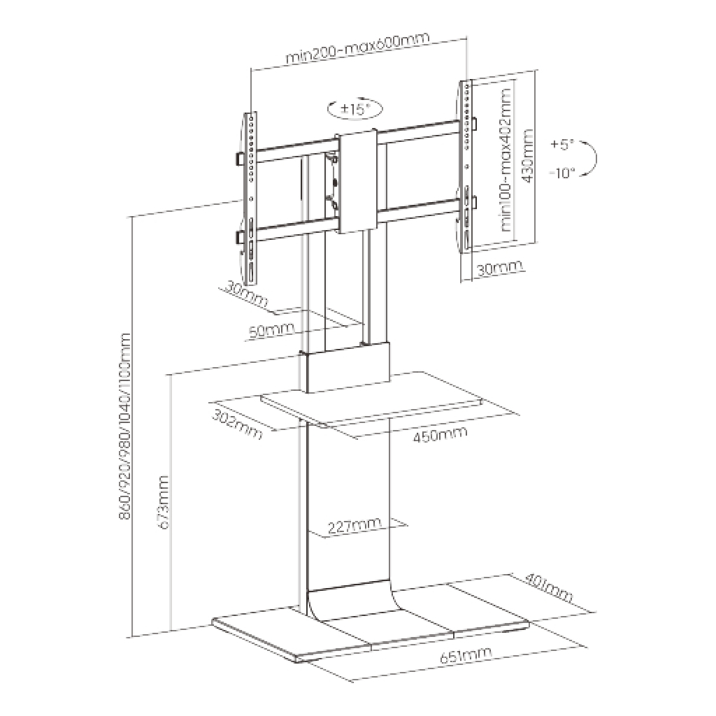 Стійка презентаційна OfficePro TVS535 - зображення 12
