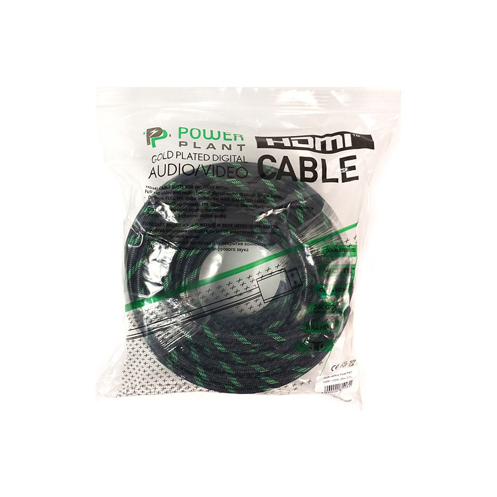 Кабель мультимедійний HDMI to HDMI 25.0m PowerPlant (KD00AS1296) - зображення 3